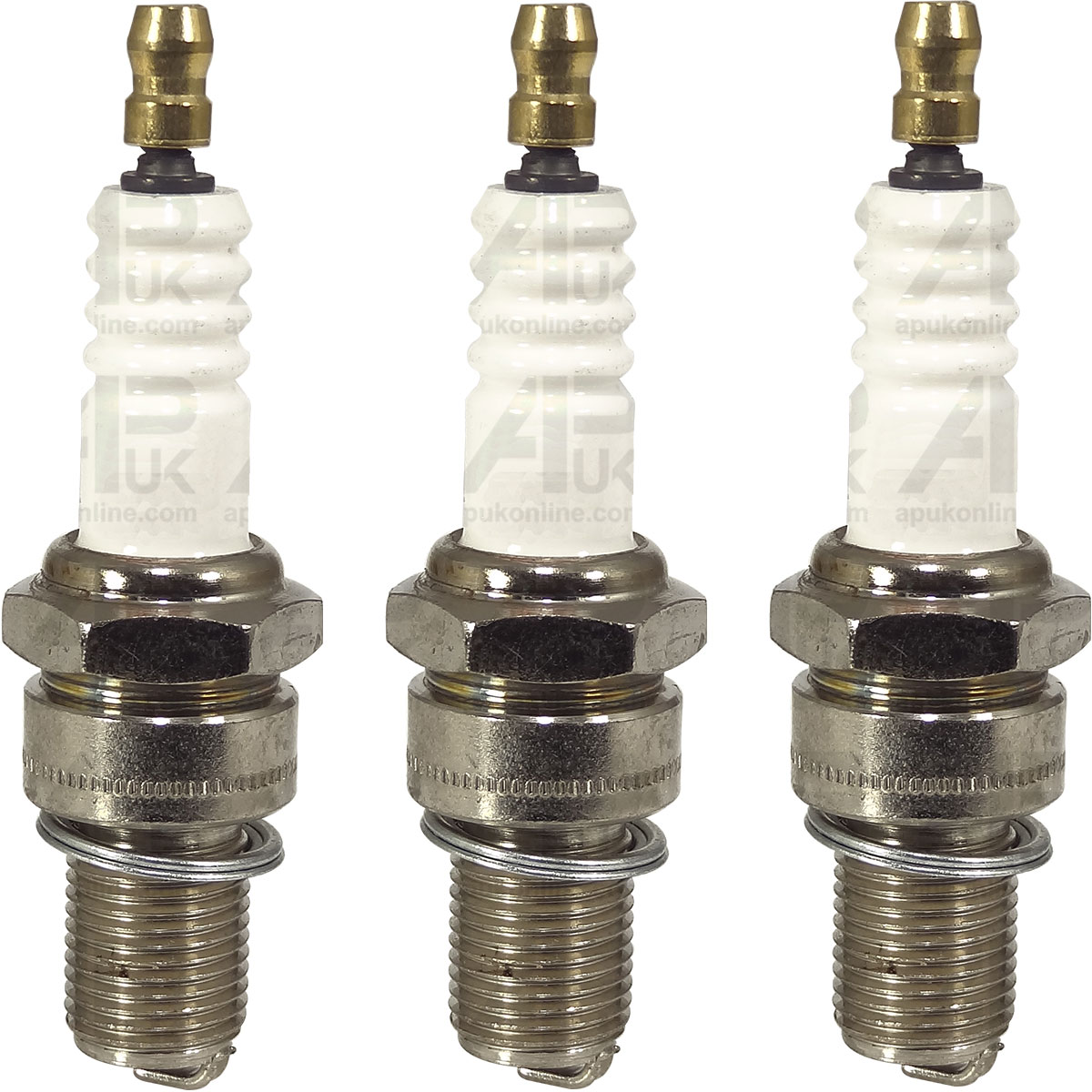 3x Spark Plugs Long Reach for Allis Chalmers 170 175 180 185 190XT D19 Tractor