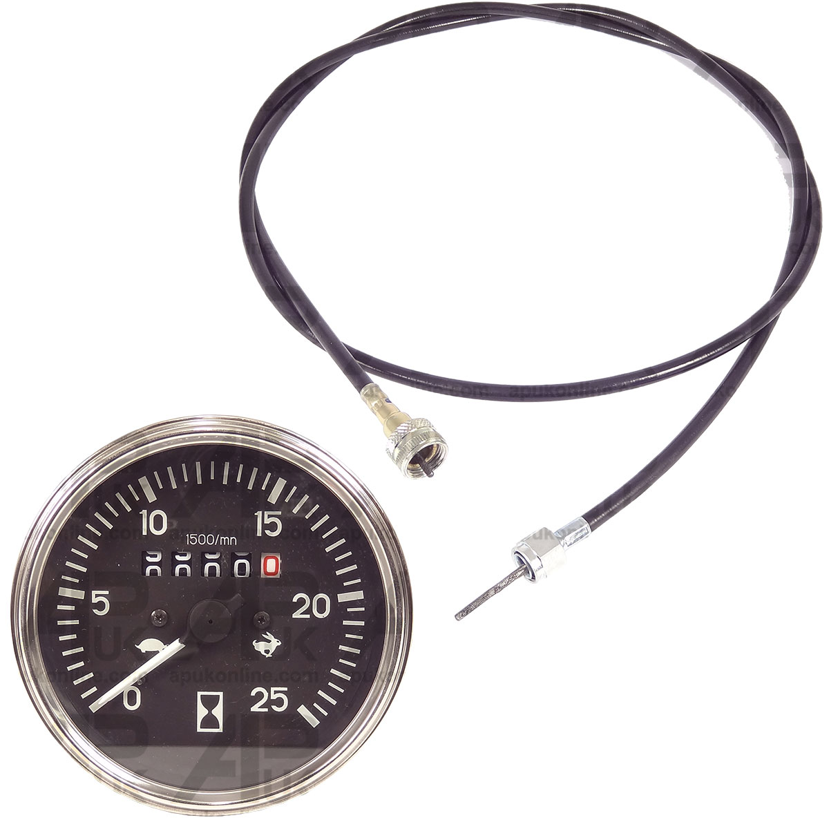 Tachometer &amp; Cable KPH CW Tractometer for Massey Ferguson 298 592 595 Tractor