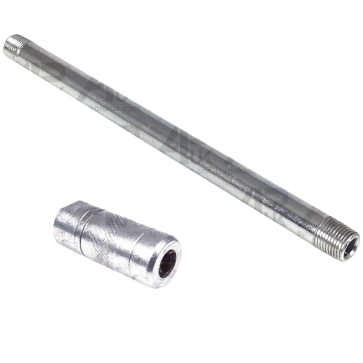 Grease Gun Tube 1/8&quot; Straight Rigid &amp; End BSP 15cm for Massey Ferguson Tractor