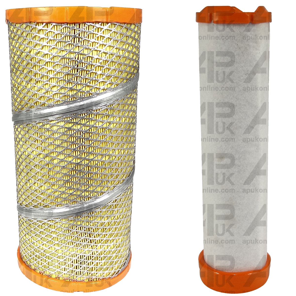 Inner &amp; Outer Air Filter Set for Landini Powermondial 95 100 105 110 115 Tractor
