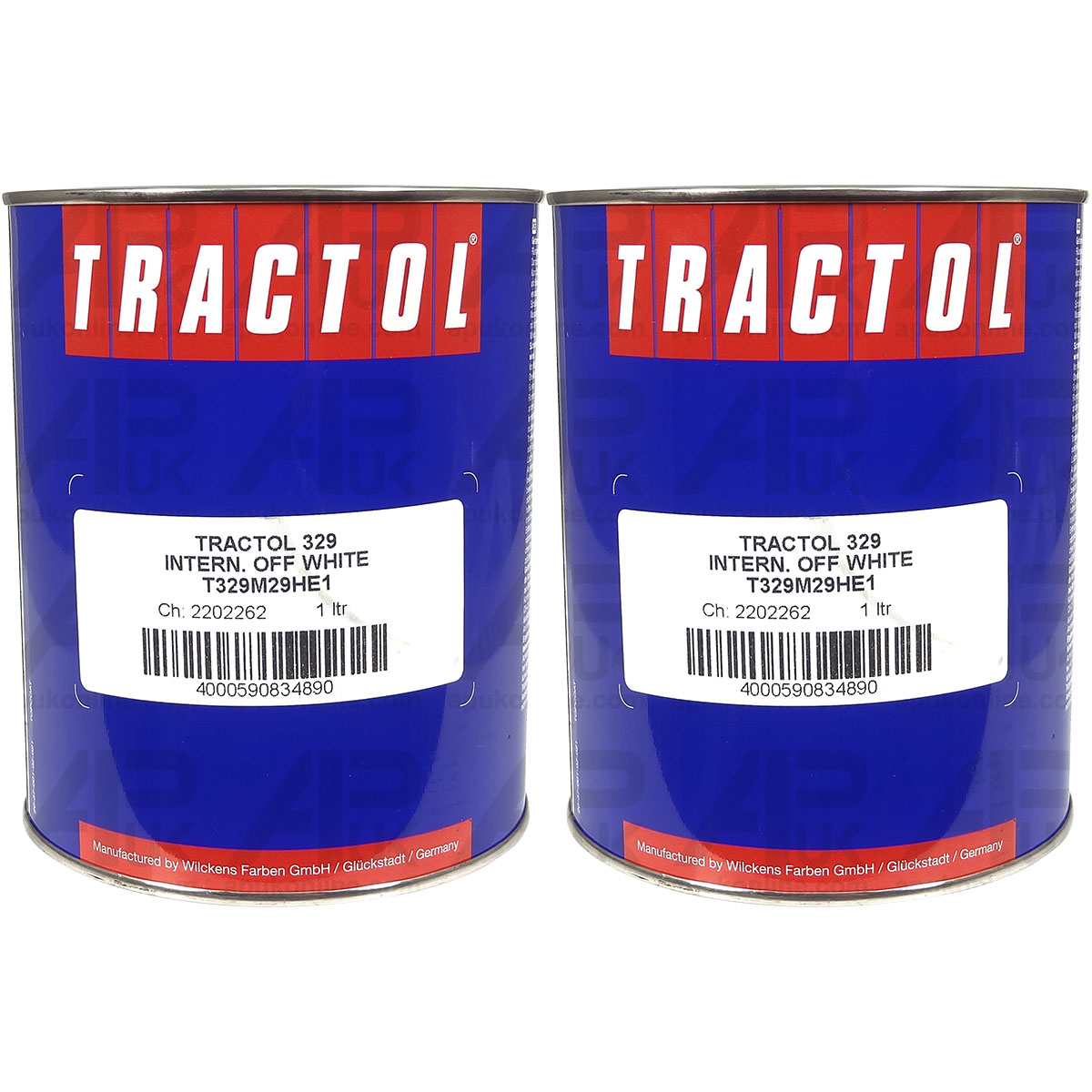 2L 2 Litre Tractol Off White for Case International IH Tractor Backhoe Sprayer