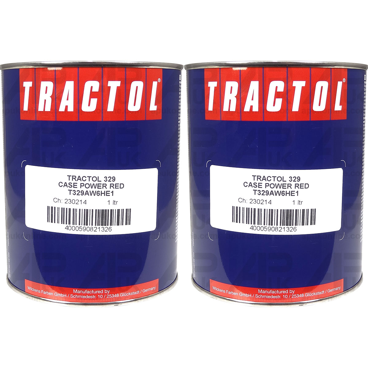 2L 2 Litre Tractol Power Red for Case International IH Tractor Combine Crawler