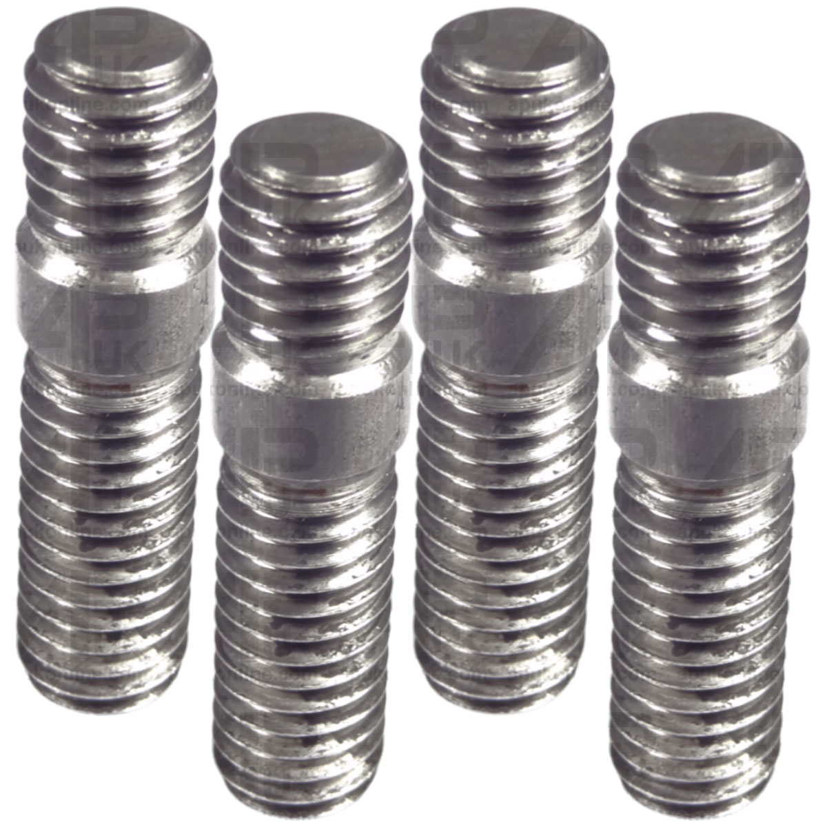 4x Exhaust Manifold Elbow Stud Nut for Case International IH Hydro 84 86 Tractor