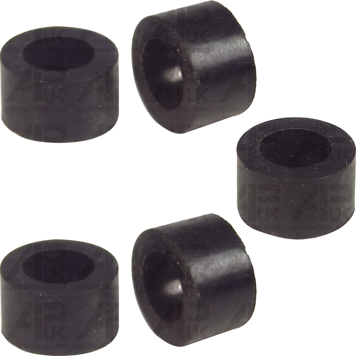 5x Fuel Pipe 1/4&quot; Rubber Olives for Massey Ferguson 393LX 394 396 396C Tractor