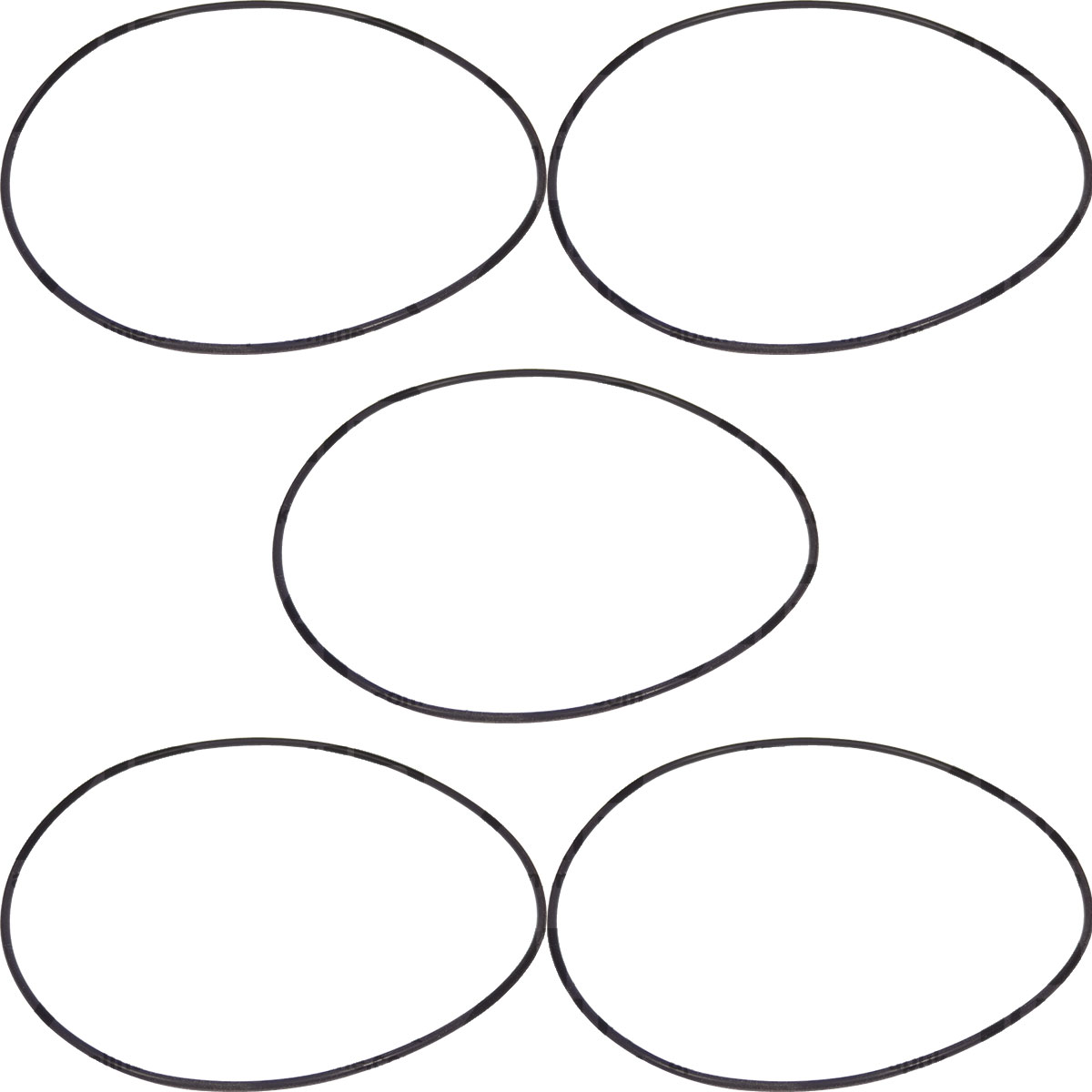 5x Gearbox Housing O Ring Seals for Massey Ferguson 5360 5365 Brazil Tractor