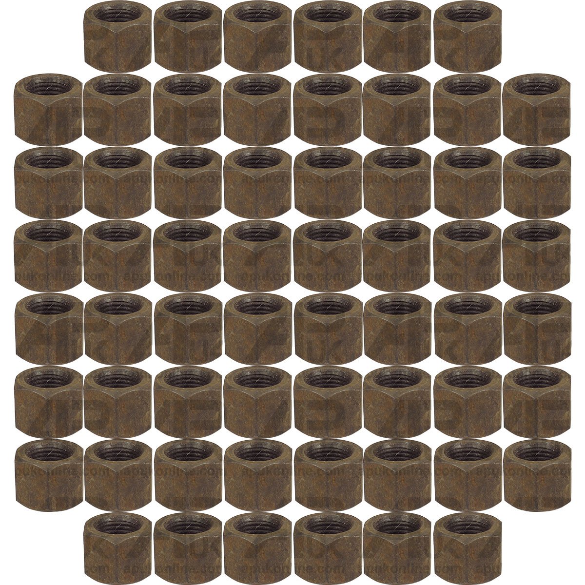 60x Crown Wheel Nuts 1/2&quot; Inch UNF for Ferguson TE TEA TE0 TEF TO20 Tractor