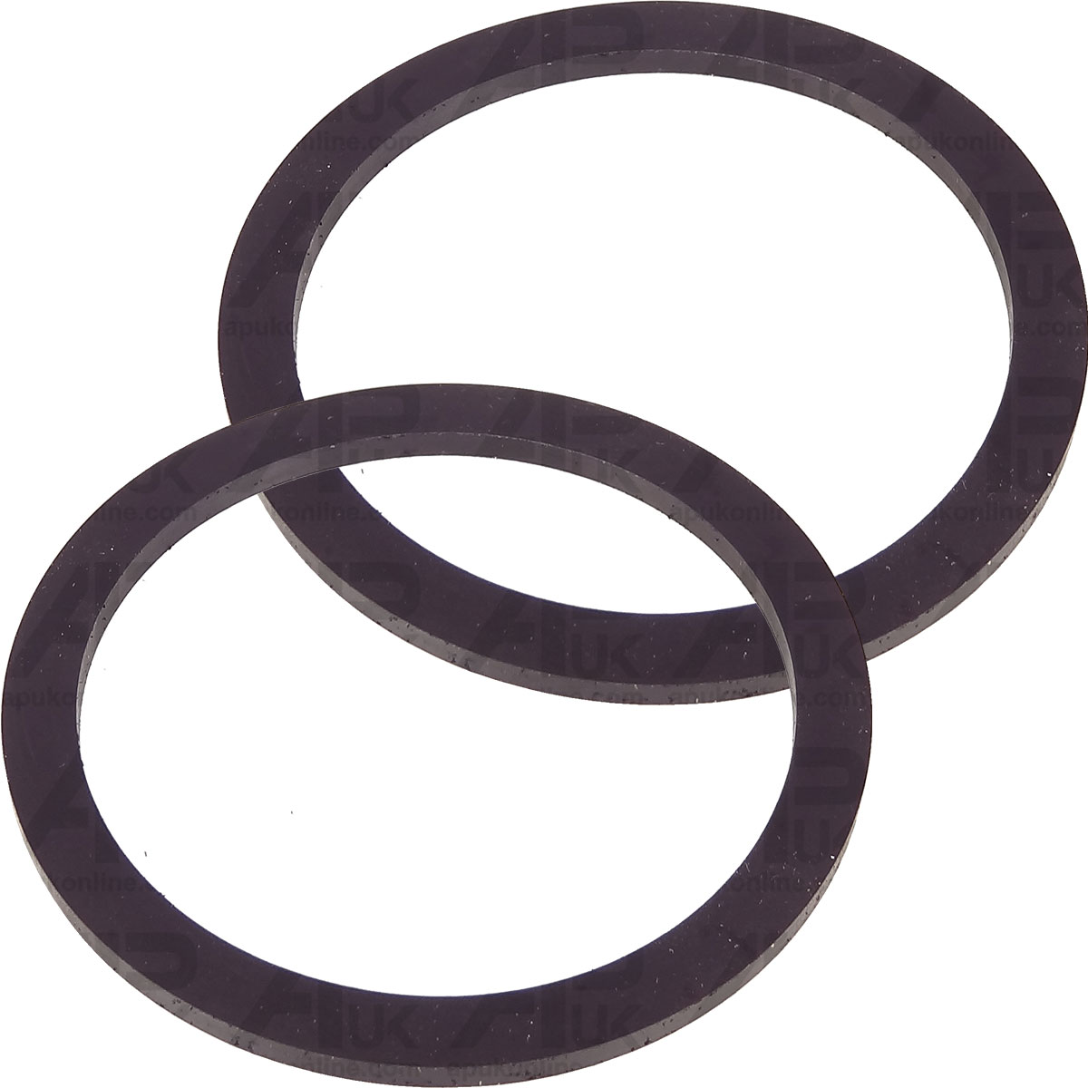 2x Fuel Lift Pump Bowl Glass Rubber Seals for Fordson Power Super Major Tractor