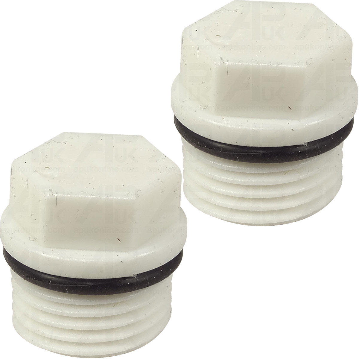 2x Drain Plug for Blue Plastic Bowl Automatic Refill Drinker Drinking Trough