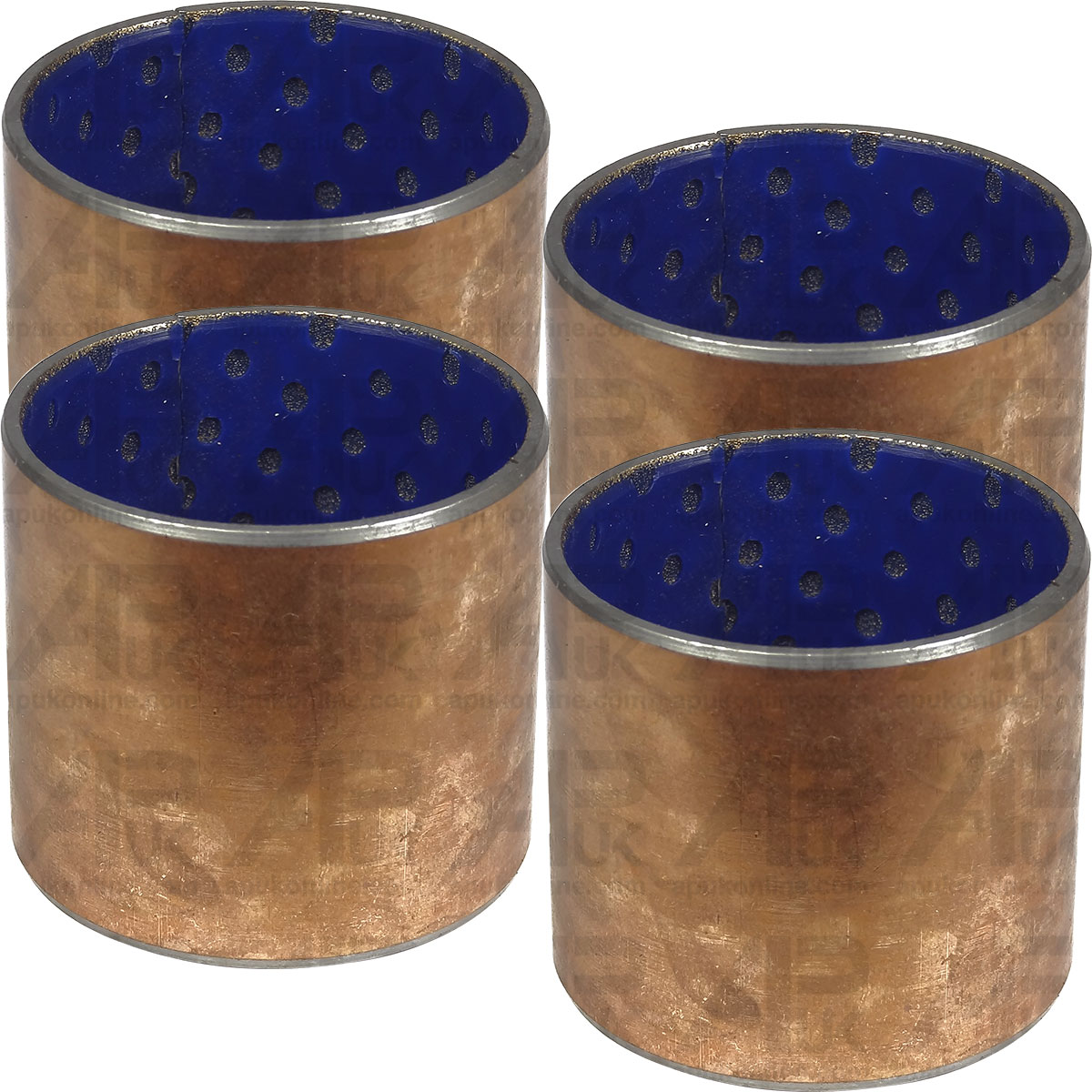 4x Front Drive Shaft Bushes 4WD for Massey Ferguson 275 365 390 398 399 Tractor