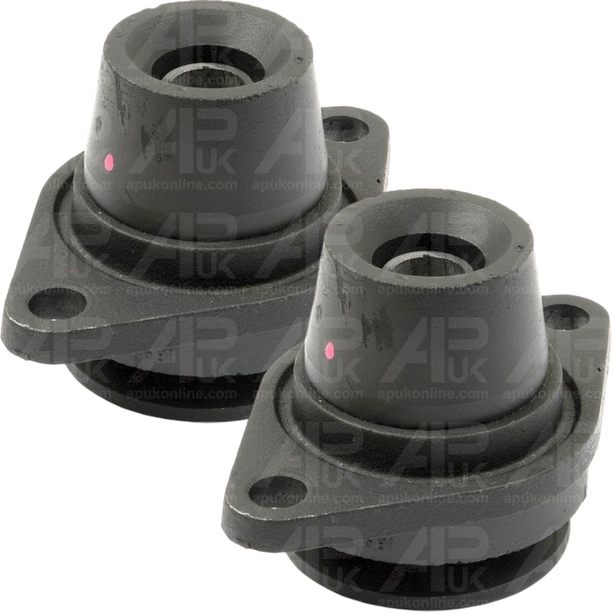 2x Cab Mount Bush Front &amp; Rear for Massey Ferguson 4335 4345 4355 4360 Tractor