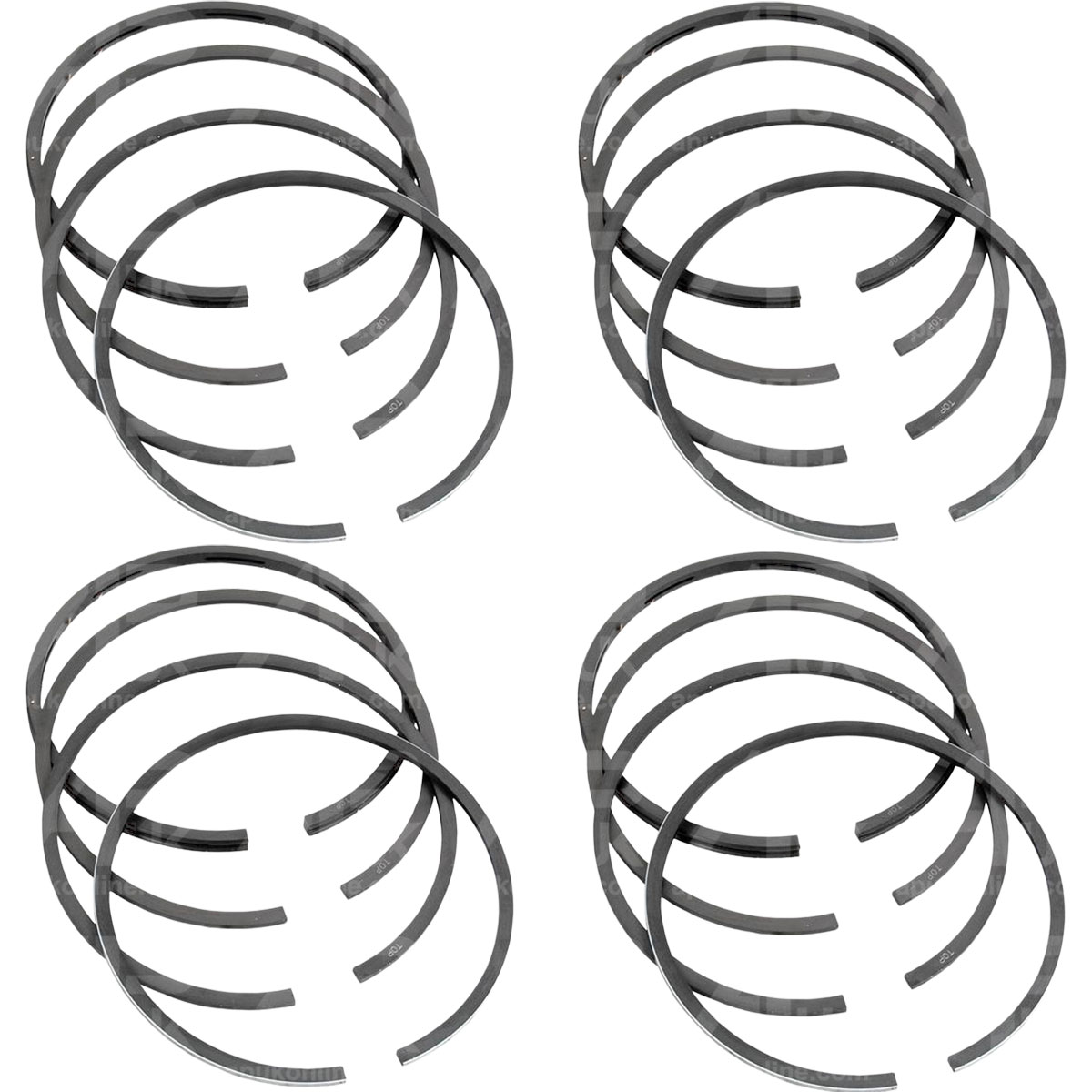 4xPiston Ring Standard Set of 4 for David Brown 1212 1290 1294 1390 Tractor