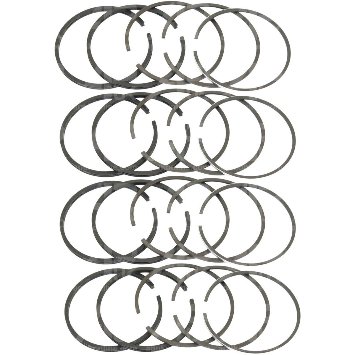 4x Piston Ring Set of 5 for Ferguson FE35 TO35 Massey 35 702 Tractor Engine