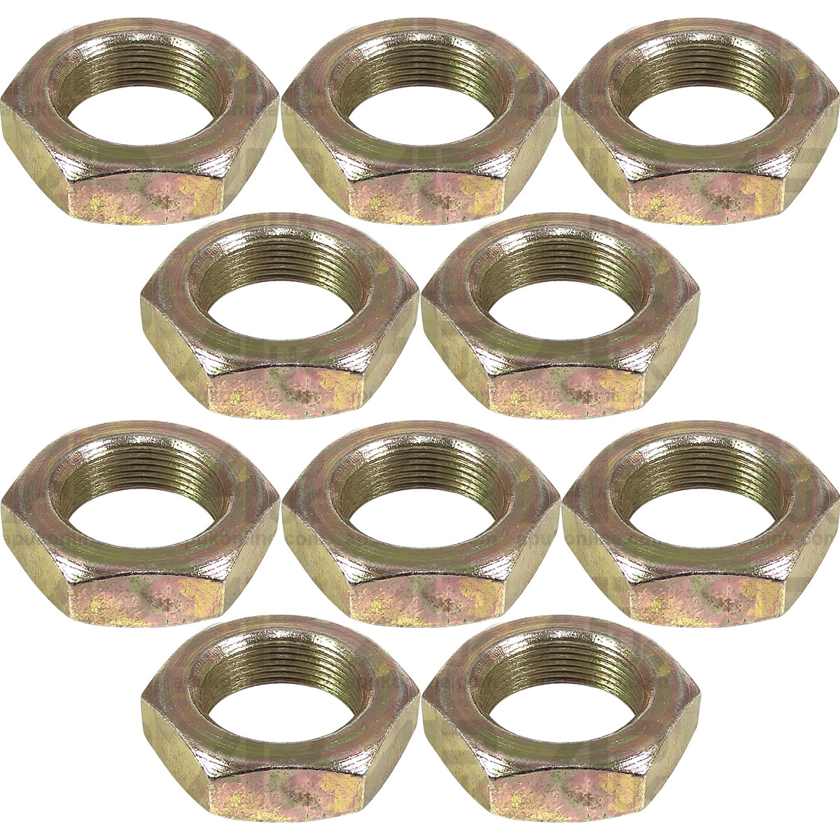 10x Half Lock Nuts M18 x 1.5 RH for Case IH Claas Ford New Holland Tractor