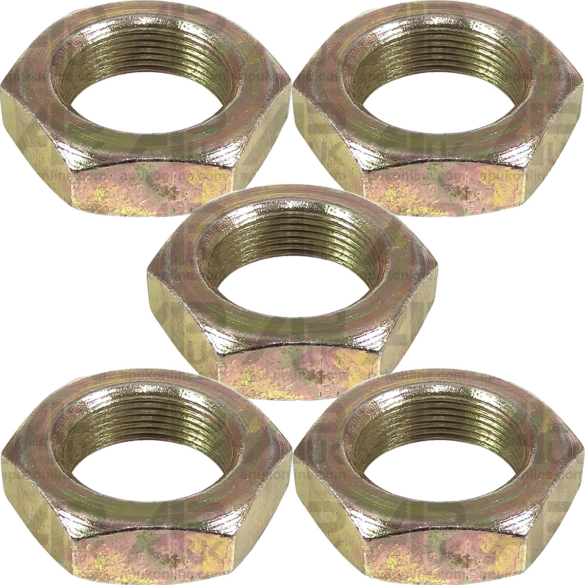 5x Half Lock Nuts M28 x 1.5mm RH for John Deere 3150 3155 3350 3640 3650 Tractor