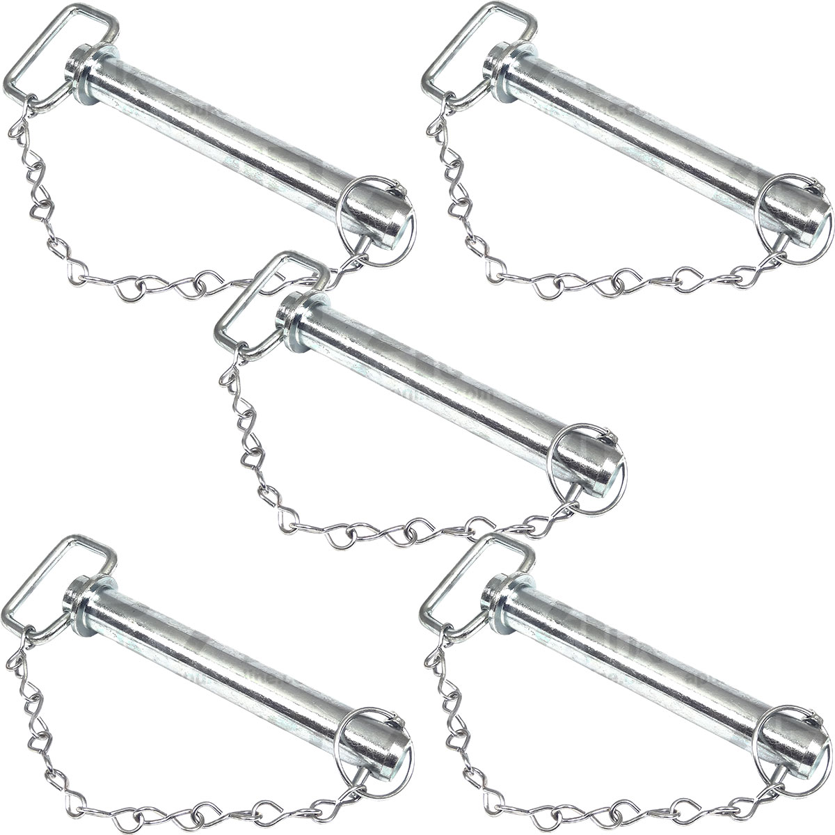 5 Hitch Pin 28.1mm w/ Chain &amp; Linch Pin for John Deere Tractor Combine Harvester