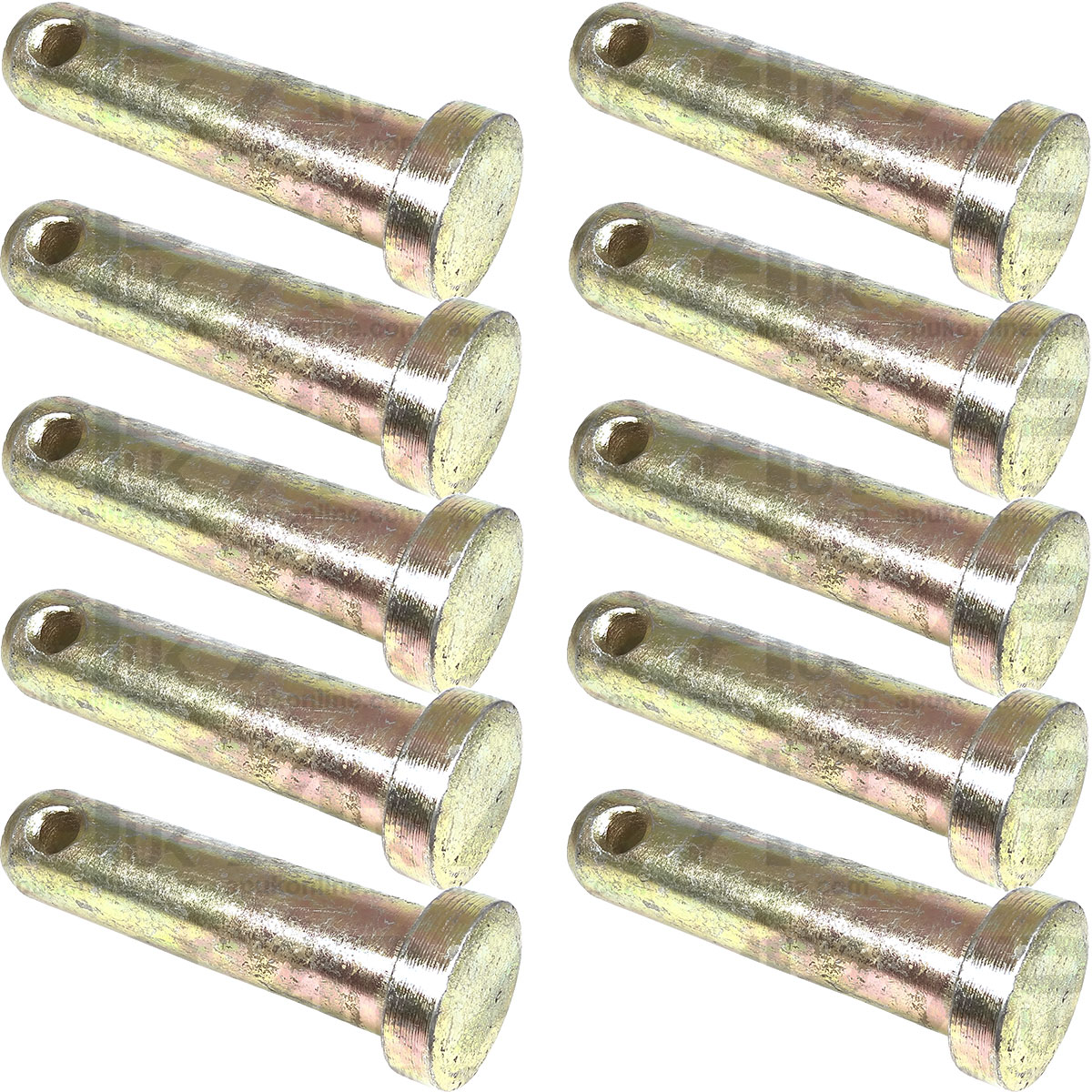 10x Category 2 Standard Top Link Pins 80mm for Fordson Power Super Major Tractor