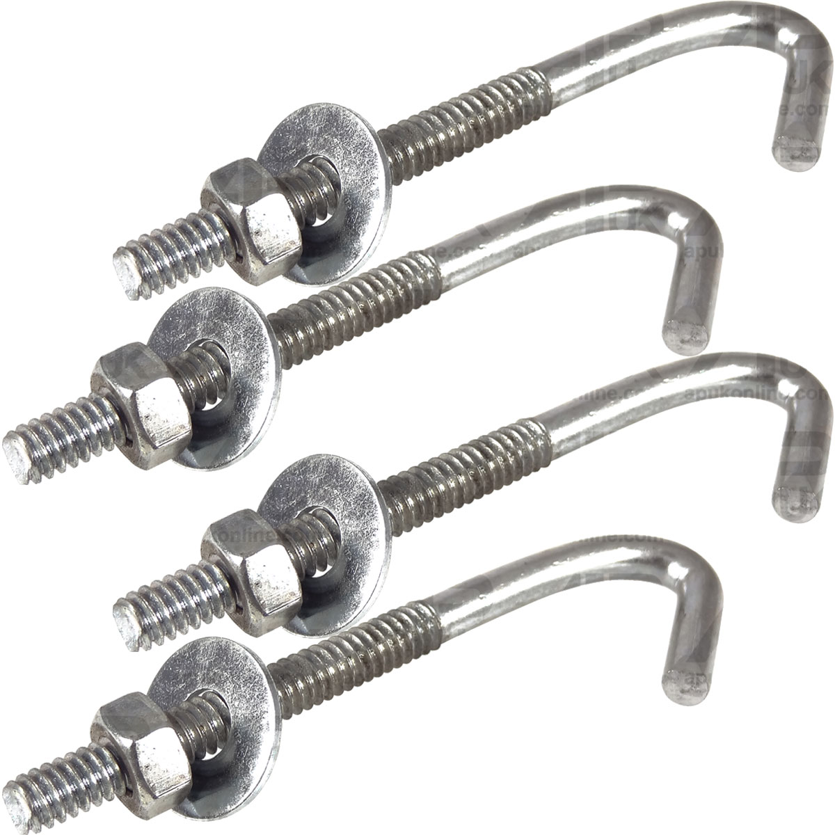 4x Battery Clamp Bolt Screw In Short Type for Massey Ferguson 240 250 Tractor