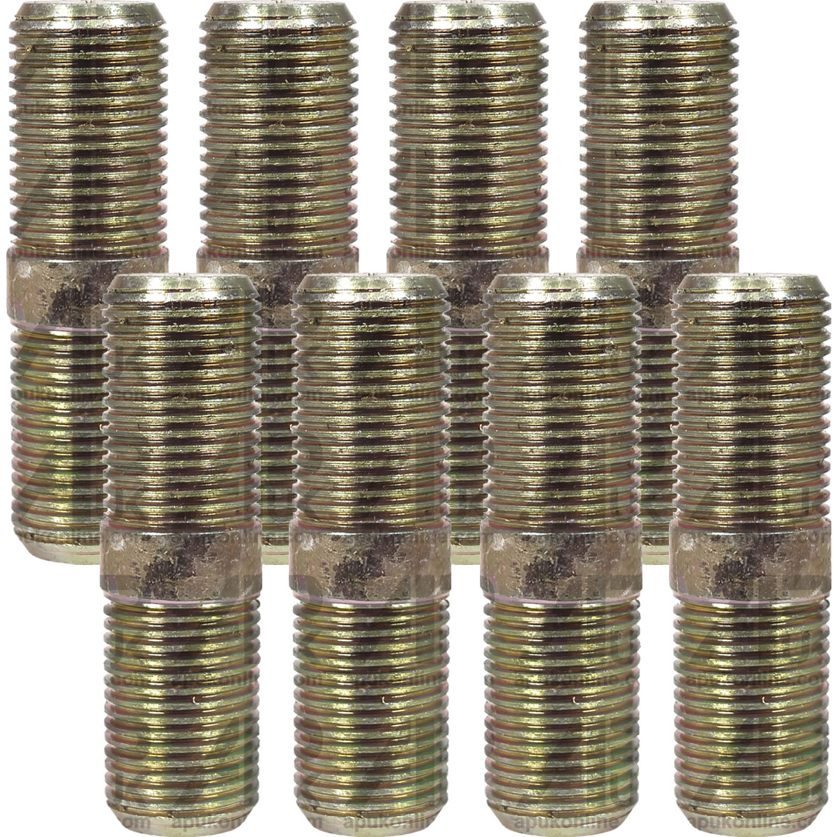 8x Stud Imperial 5/8&quot; UNF x 2 1/8&quot; for John Deere Case IH David Brown Tractor