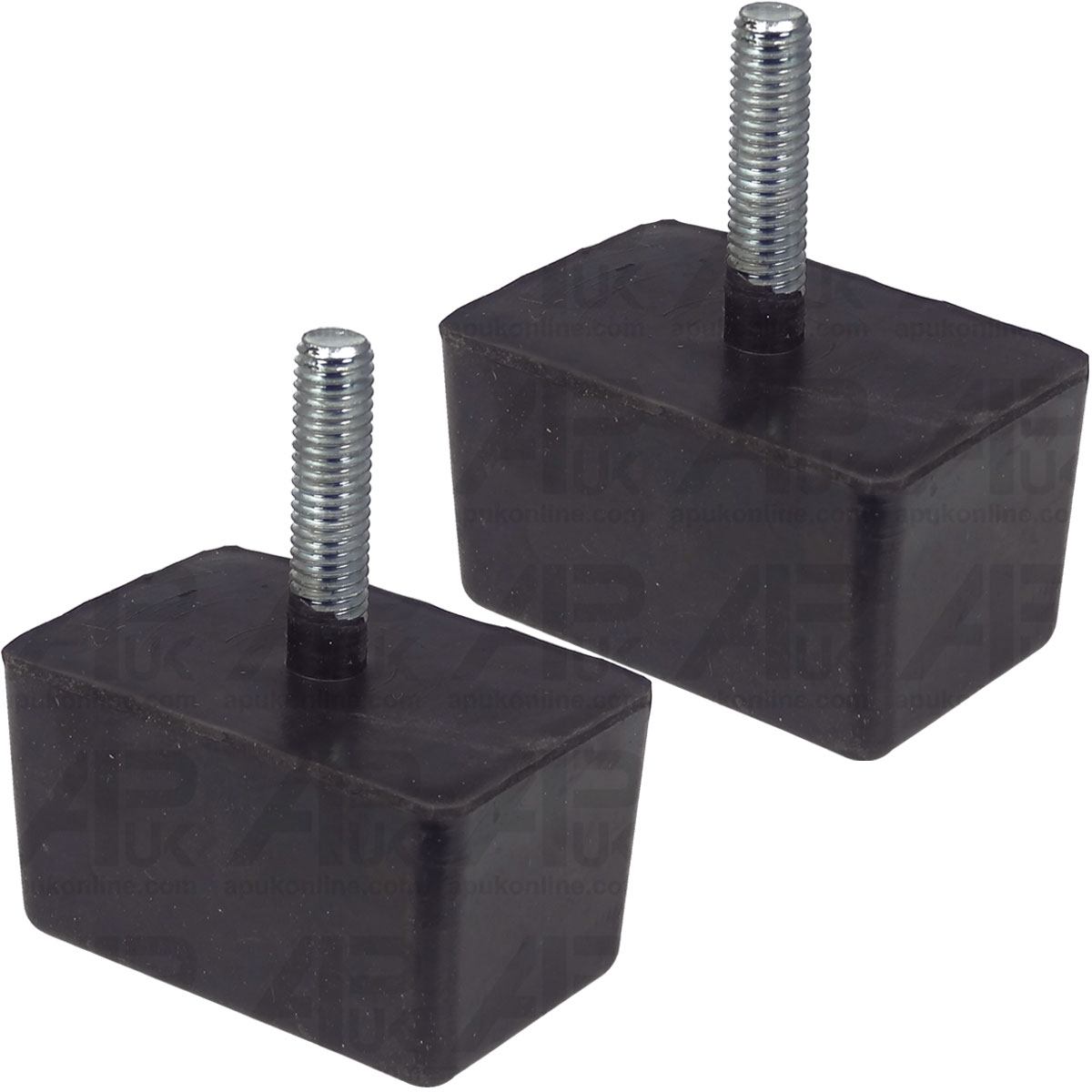 2x Front Axle Rubber Bump Stop for John Deere 6170 6175 6190 7530 6195 Tractor