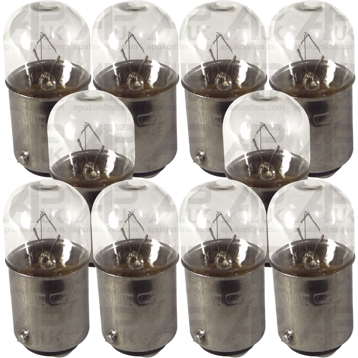 10x Lucas Light Bulb 5W BA15d LLB209 for Massey Ferguson Ford Fordson Tractor