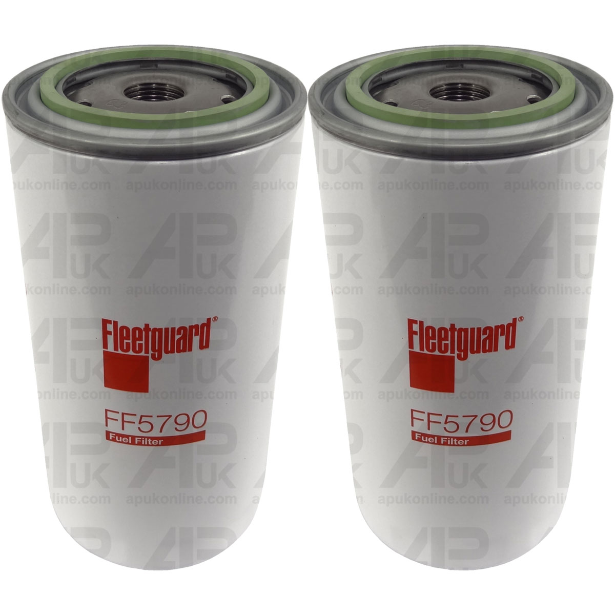 2x Fleetguard Fuel Filter FF5790 Spin On for New Holland T7060 T7070 Tractor