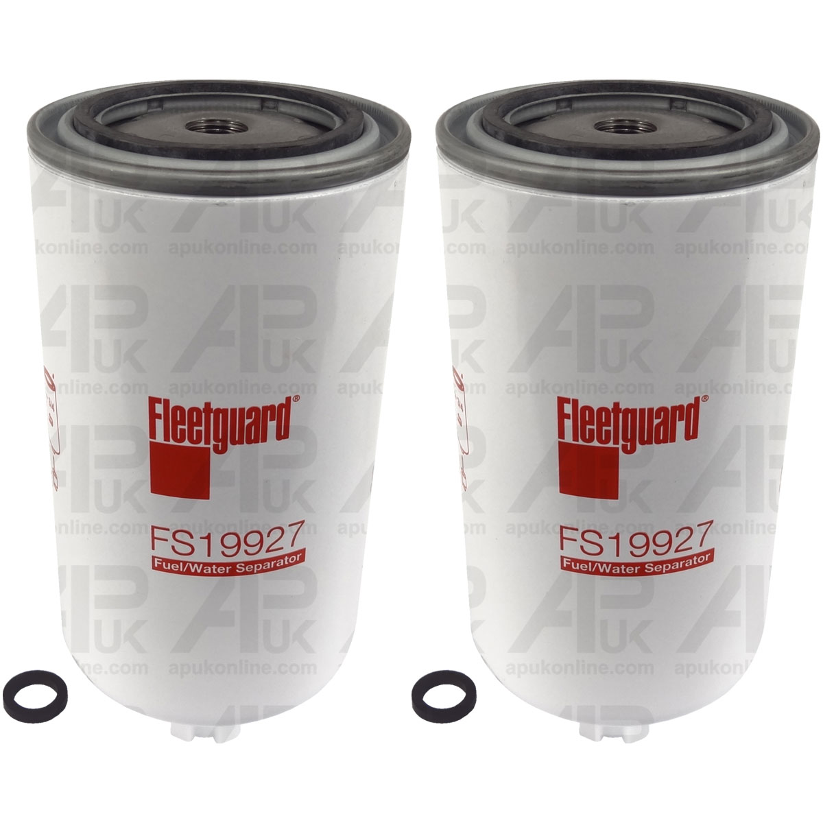 2x Fleetguard Fuel Filter FS19927 for New Holland T6010 T6020 T6030 Tractor