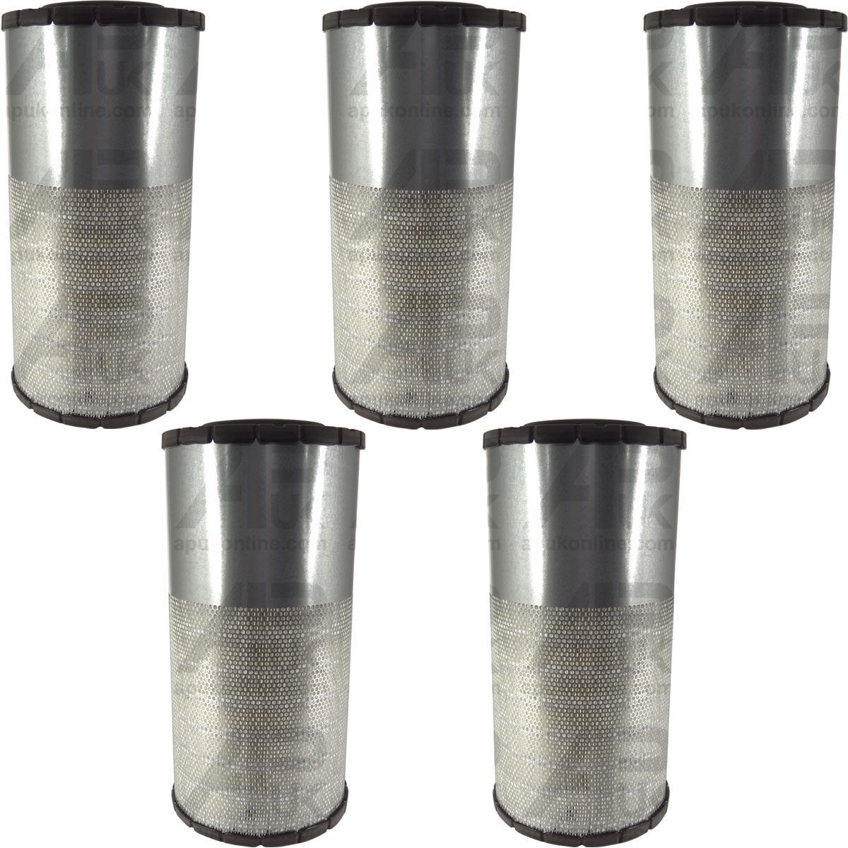 5x Fleetguard Outer Air Filter AF25492 for New Holland TS115 TS125 TS135 Tractor