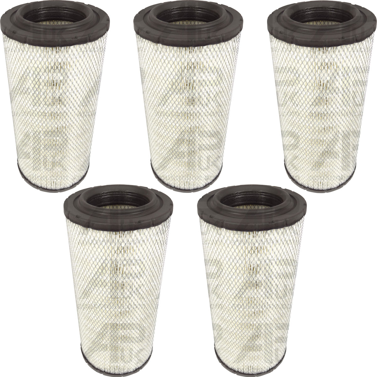 5x Fleetguard Outer Air Filter AF25957 for Claas Ares 557 566 567 577 Tractor