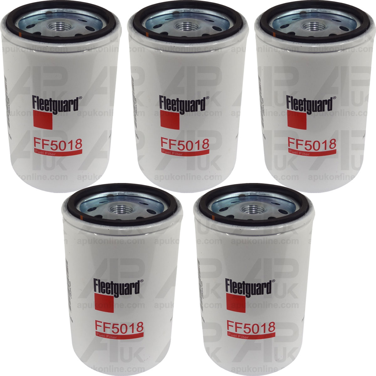 5x Fleetguard Fuel Filter FF5018 for Renault 58-14 155-54 160-94 175-54 Tractor