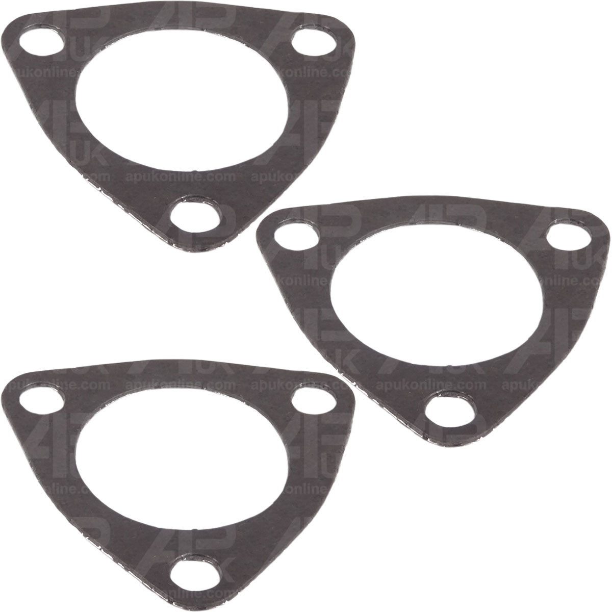 3x Exhaust Manifold Gasket 3 Cylinder for Perkins A3.144 A3.152 Tractor Engine