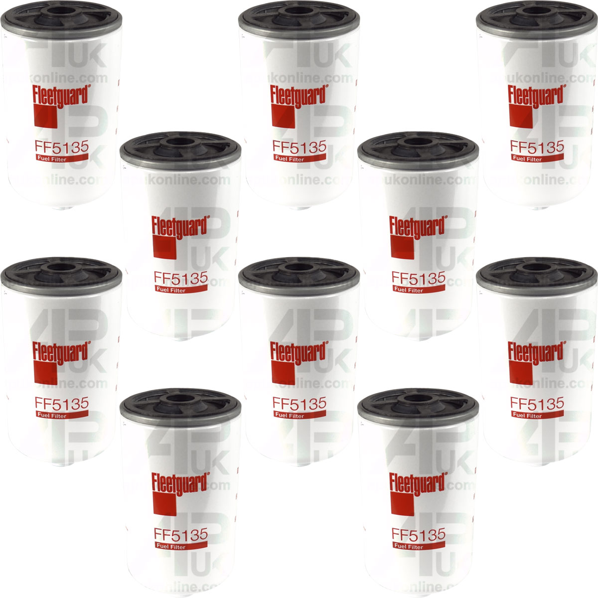 10x Fleetguard Fuel Filter FF5135 for New Holland TD95 TN55 TN60 TN65 Tractor