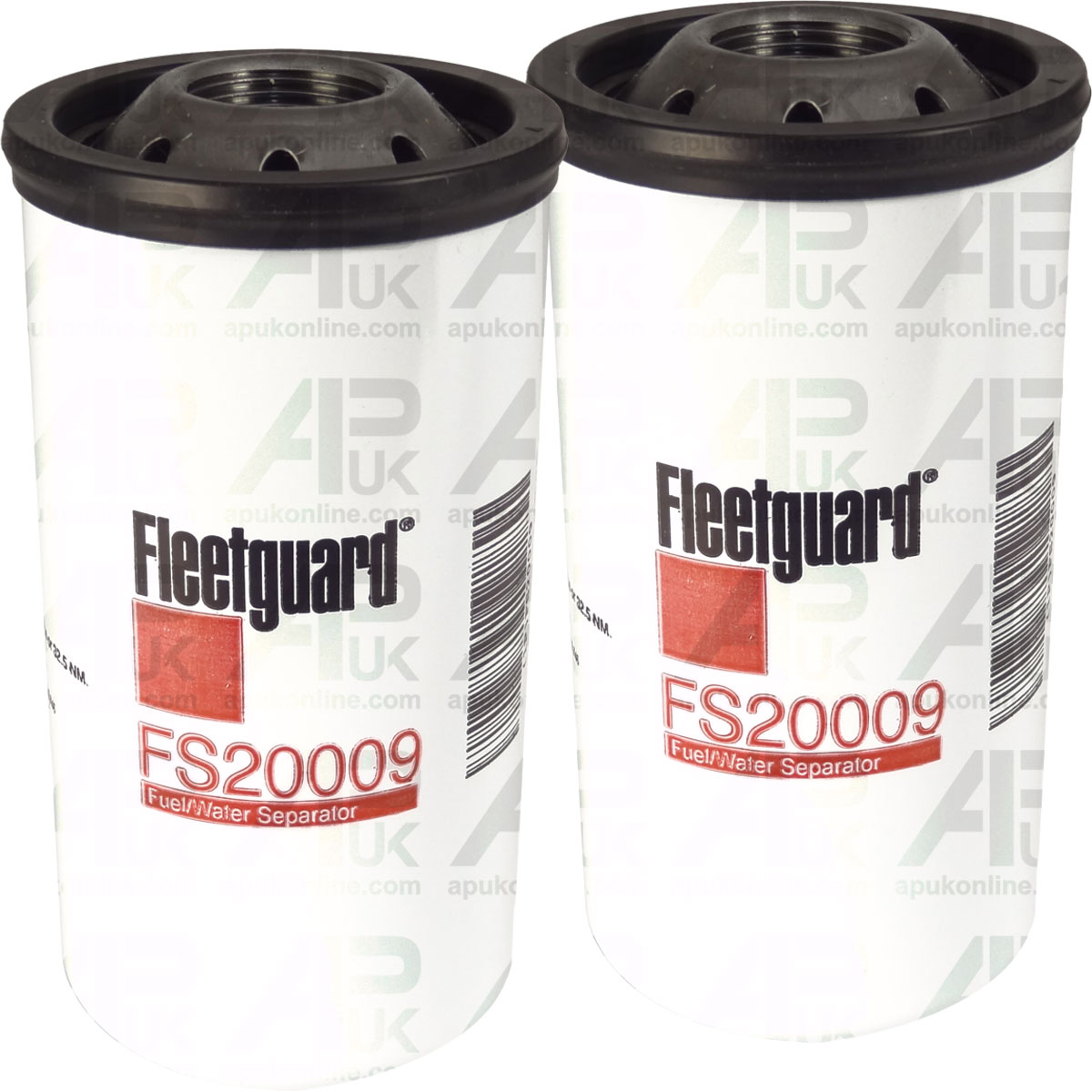2x Fleetguard Fuel Filter Separator FS20009 for Landini 100 110 Super Tractor