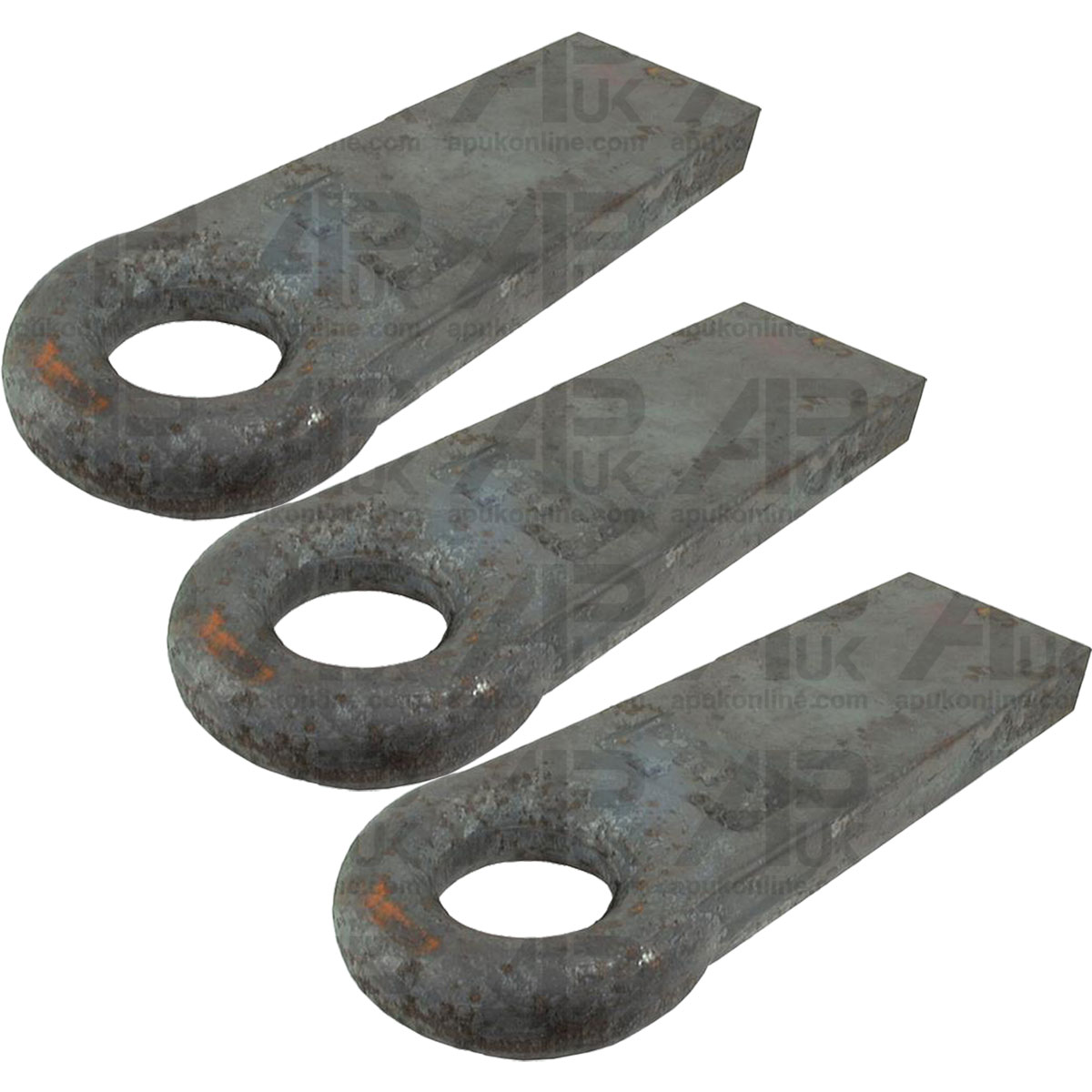 3x Trailer Hitch Weld On Towing Eye Heavy Duty for JCB Backhoe Digger Fastrac