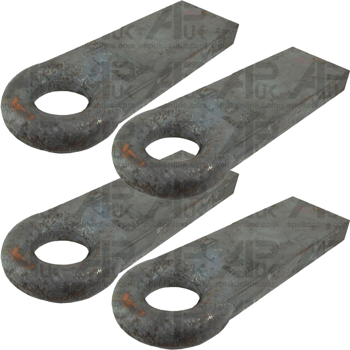 4x Trailer Hitch Weld On Towing Eye Heavy Duty for Massey Ferguson Ford Tractor