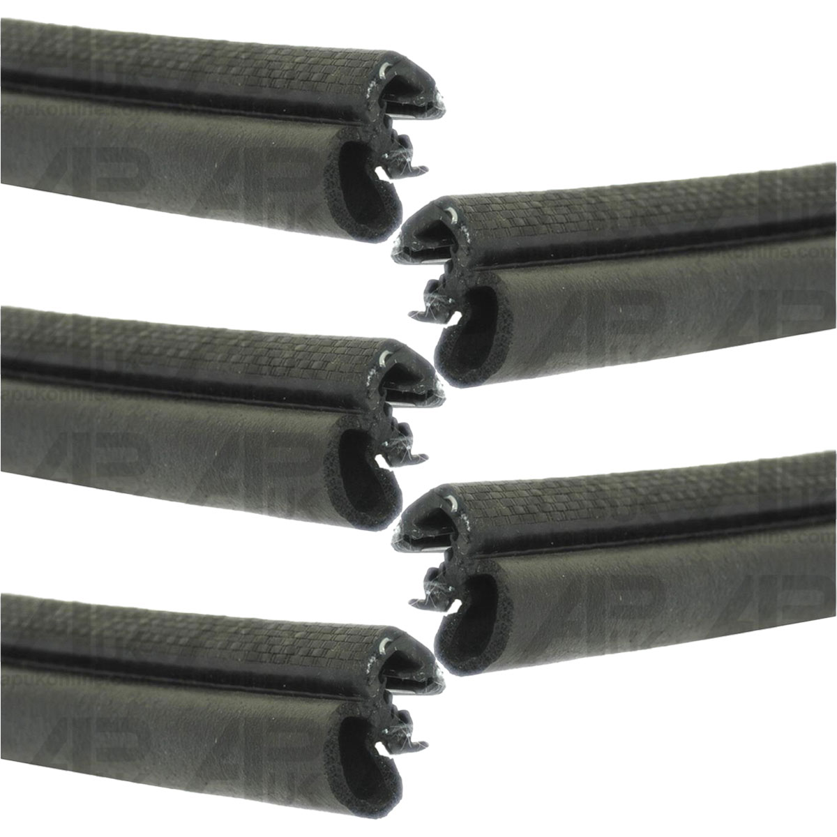 5x 5m Door Rear Window Rubber Seal for Ford New Holland 5640 6640 7740 Tractor