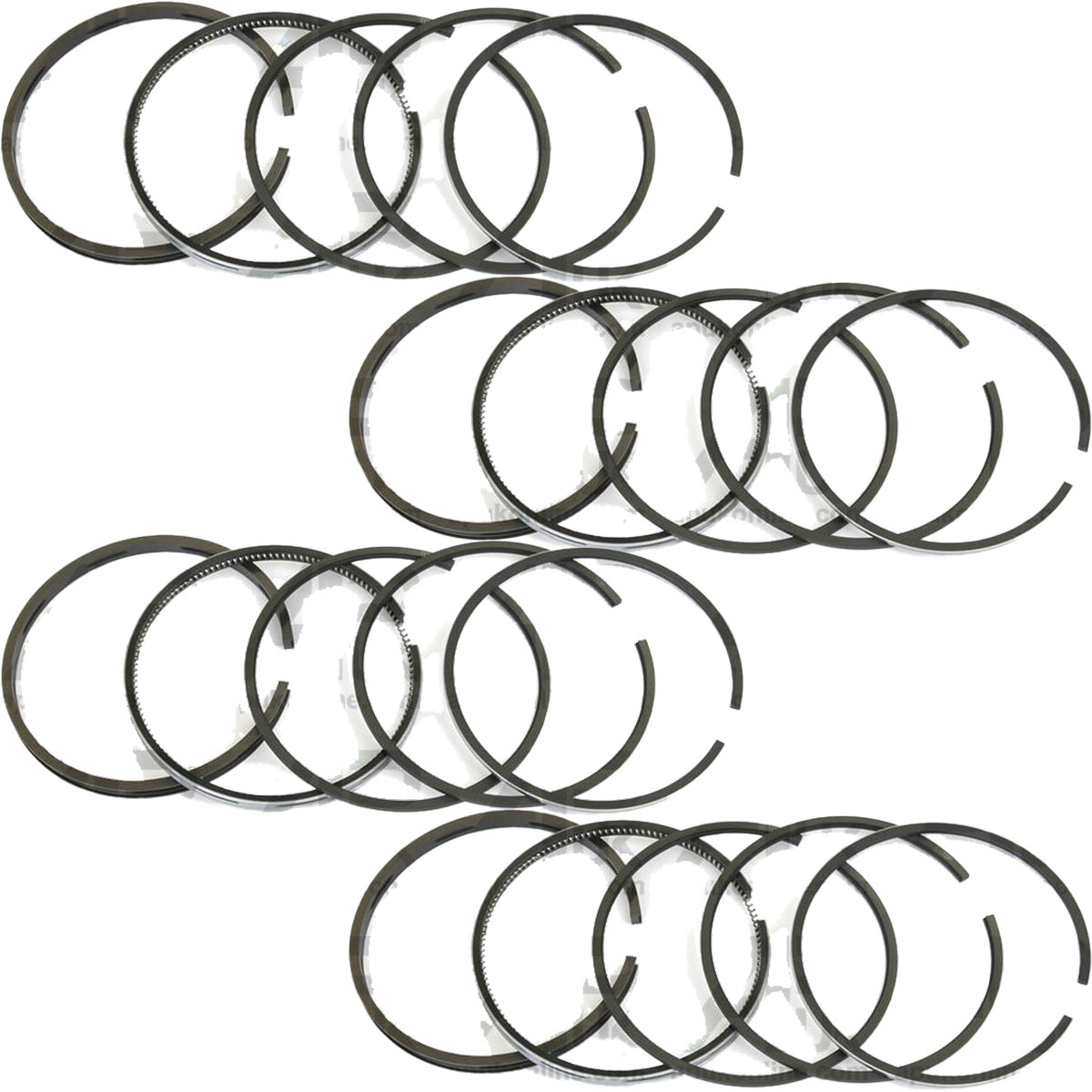 4x Piston Ring Set for Massey Ferguson 50 B/C/D/E/H 60H Backhoe 307 330 Combine