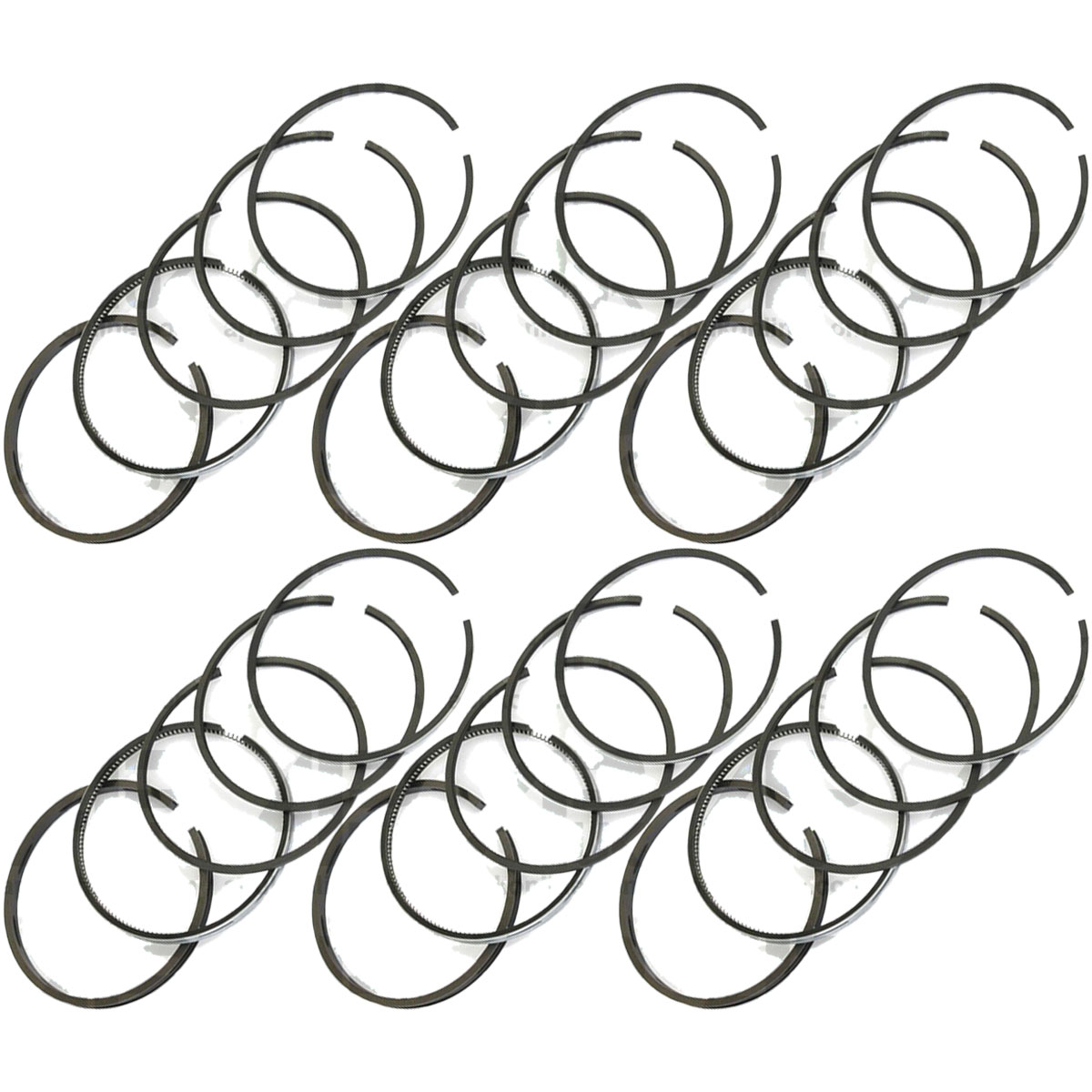 6x Piston 5 Ring Set for Massey Ferguson 168 265 174 175 178 184 274 275 Tractor