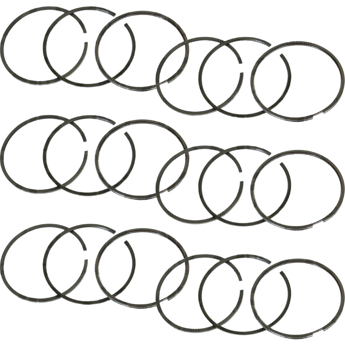 6x 3 Piston Ring Set for John Deere 1020 1030 1120 1130 3030 3120 3130 Tractor