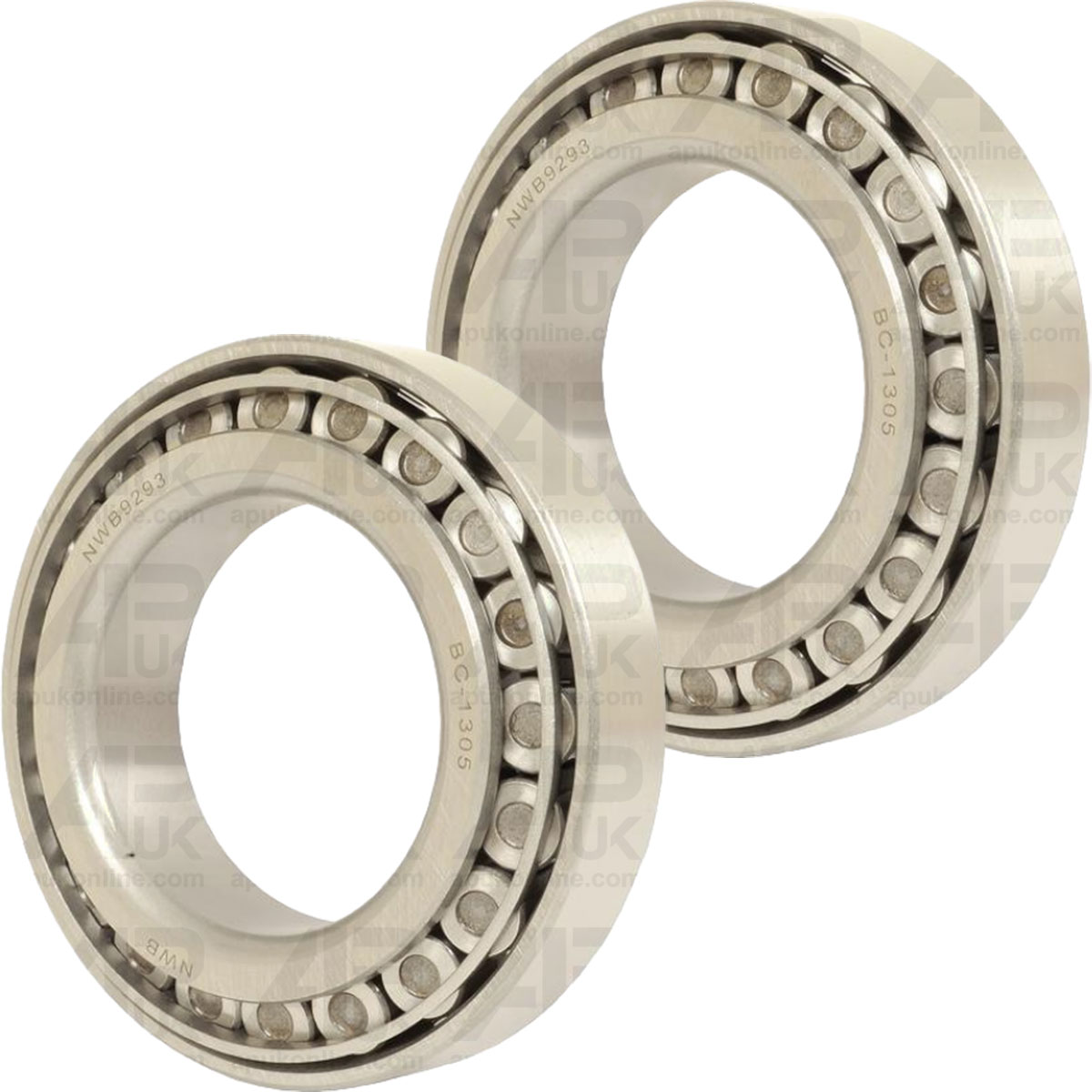 2x Hub Taper Roller Bearing Assembly for Ford New Holland 8260 8360 8560 Tractor