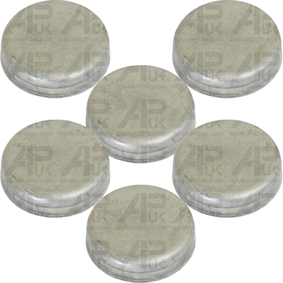 6x Engine Core Freeze Plug Steel 1 1/4&quot; Cup Type for Fordson Dexta Super Tractor