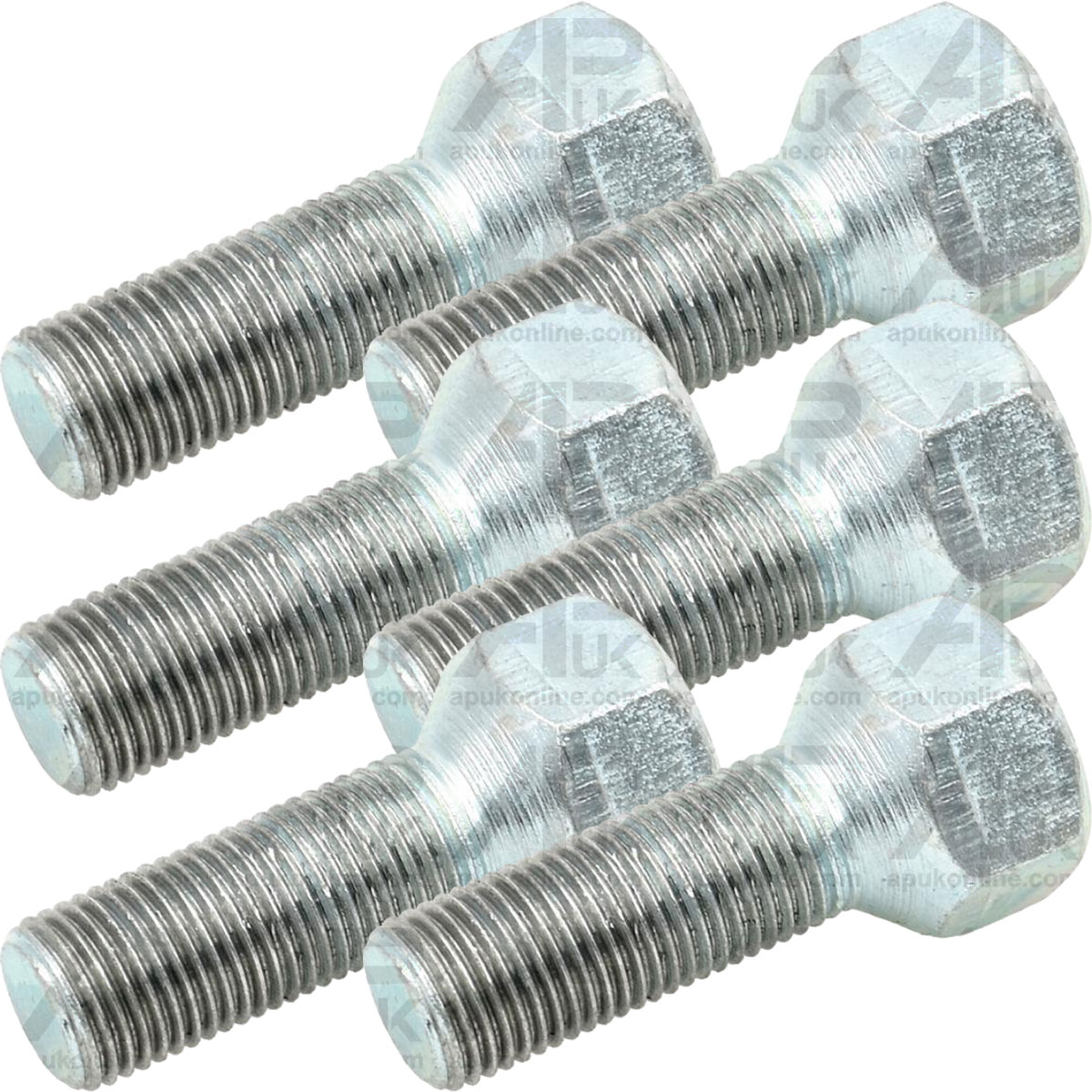 6x Cone Wheel Bolt 9/16&quot; UNF for John Deere 940 1640 1750 1840 1850 1950 Tractor