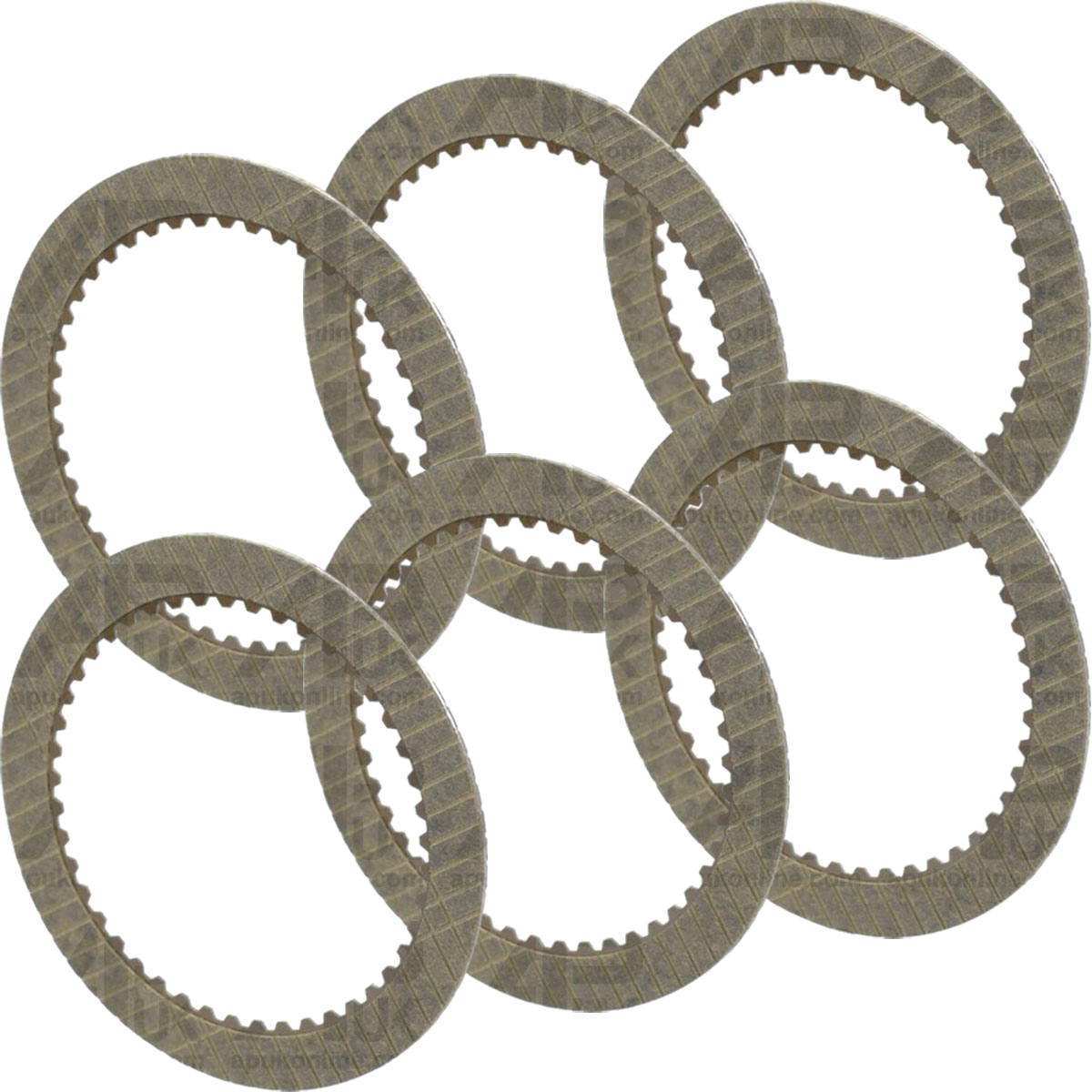 6x PTO Clutch Plate 45 Spline for Case International IH 385 454 474 484 Tractor