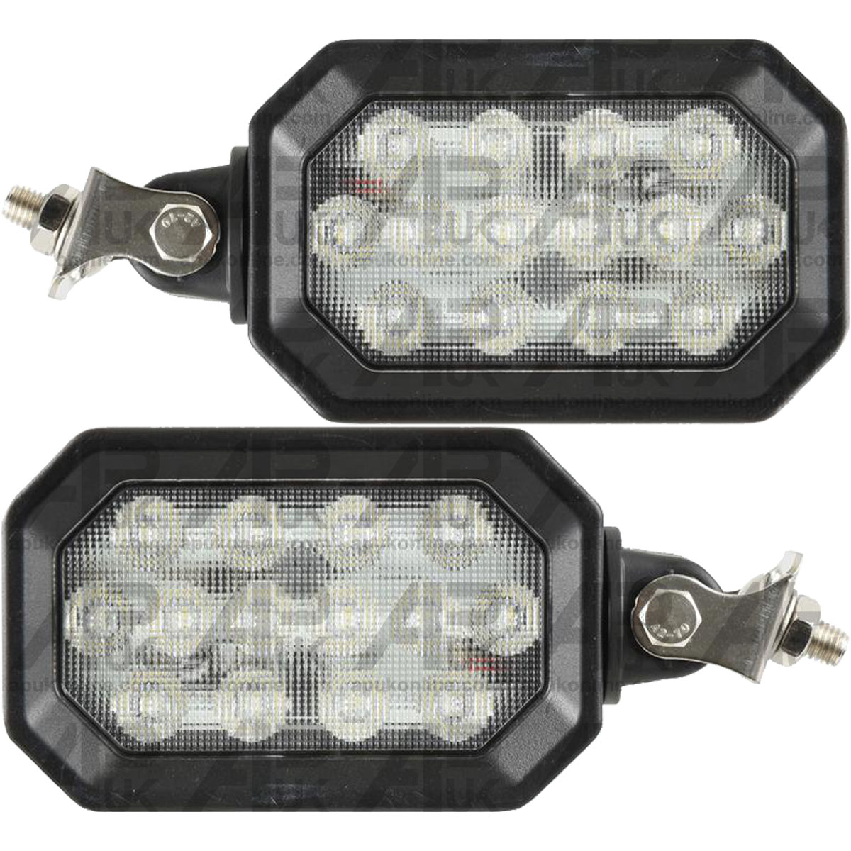 2x LED Flood Beam Work Light Lamp 42W ITT for Ford TW5 TW15 TW25 TW35 Tractor