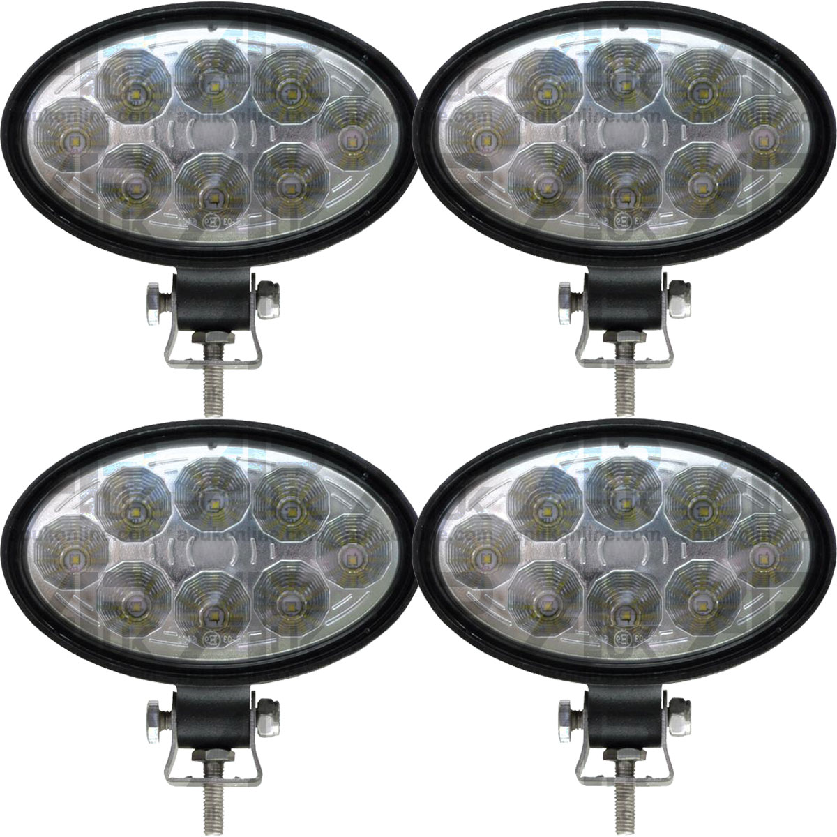 4x LED Work Light Flood Beam Lamp 18W for Massey Ferguson Fordson Ford Tractor