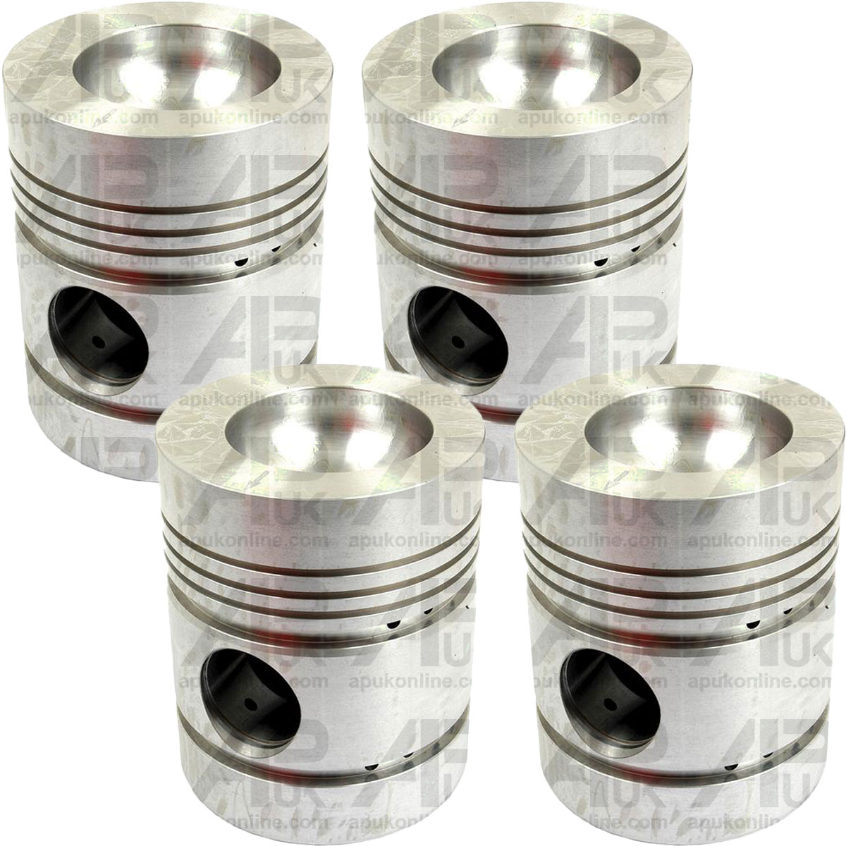 4x Piston 98.48mm Bore A4.236 for Massey Ferguson 50 60 Backhoe 307 330 Combine