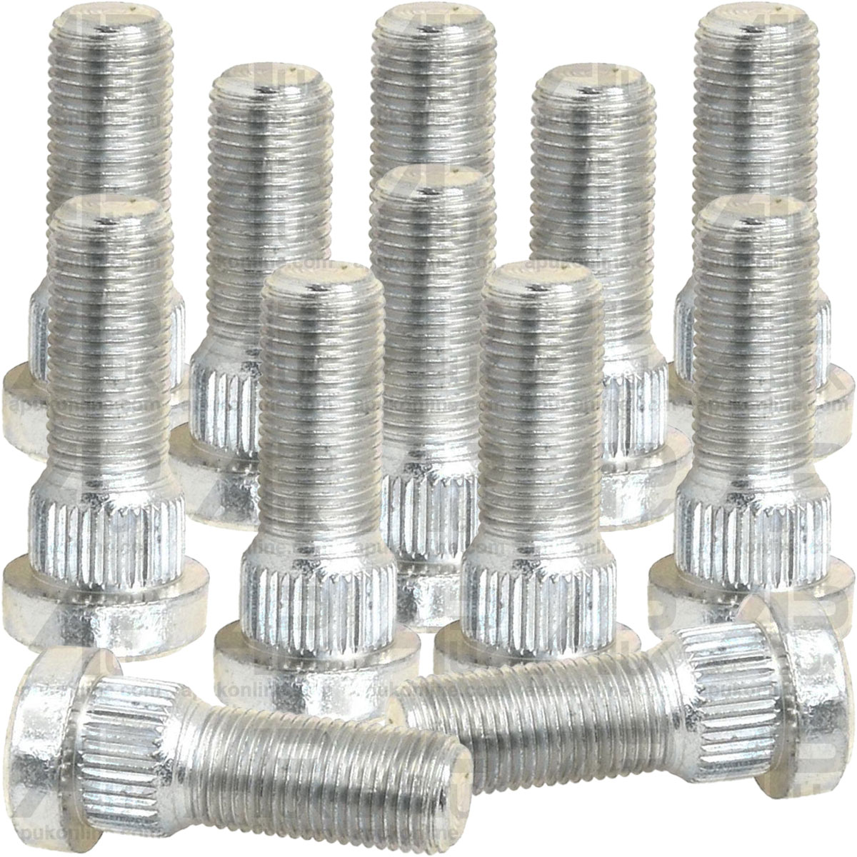 12x Wheel Knurled Stud Bolt 1/2&quot; UNF for Massey Ferguson 595 670 675 690 Tractor
