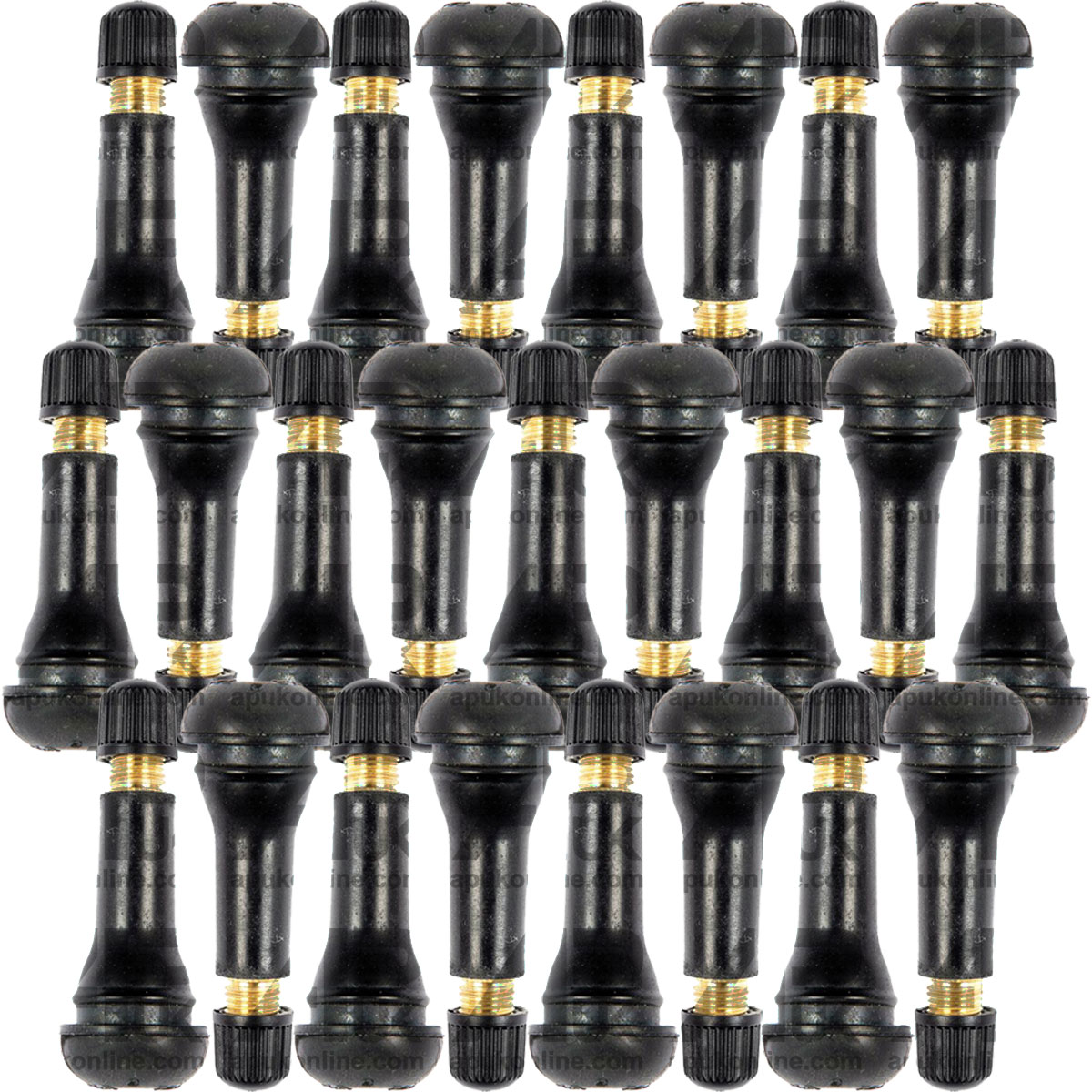 25x Tubeless Tyre Schrader Valve TR414 51mm for Fendt JCB Backhoe Digger Fastrac