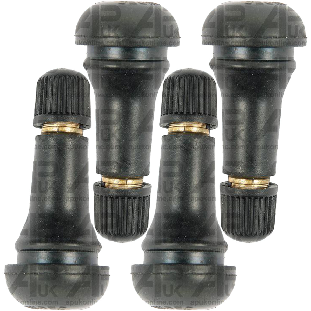 4x Tubeless Tyre Schrader Valve TR413 35mm for Fendt JCB Backhoe Digger Fastrac