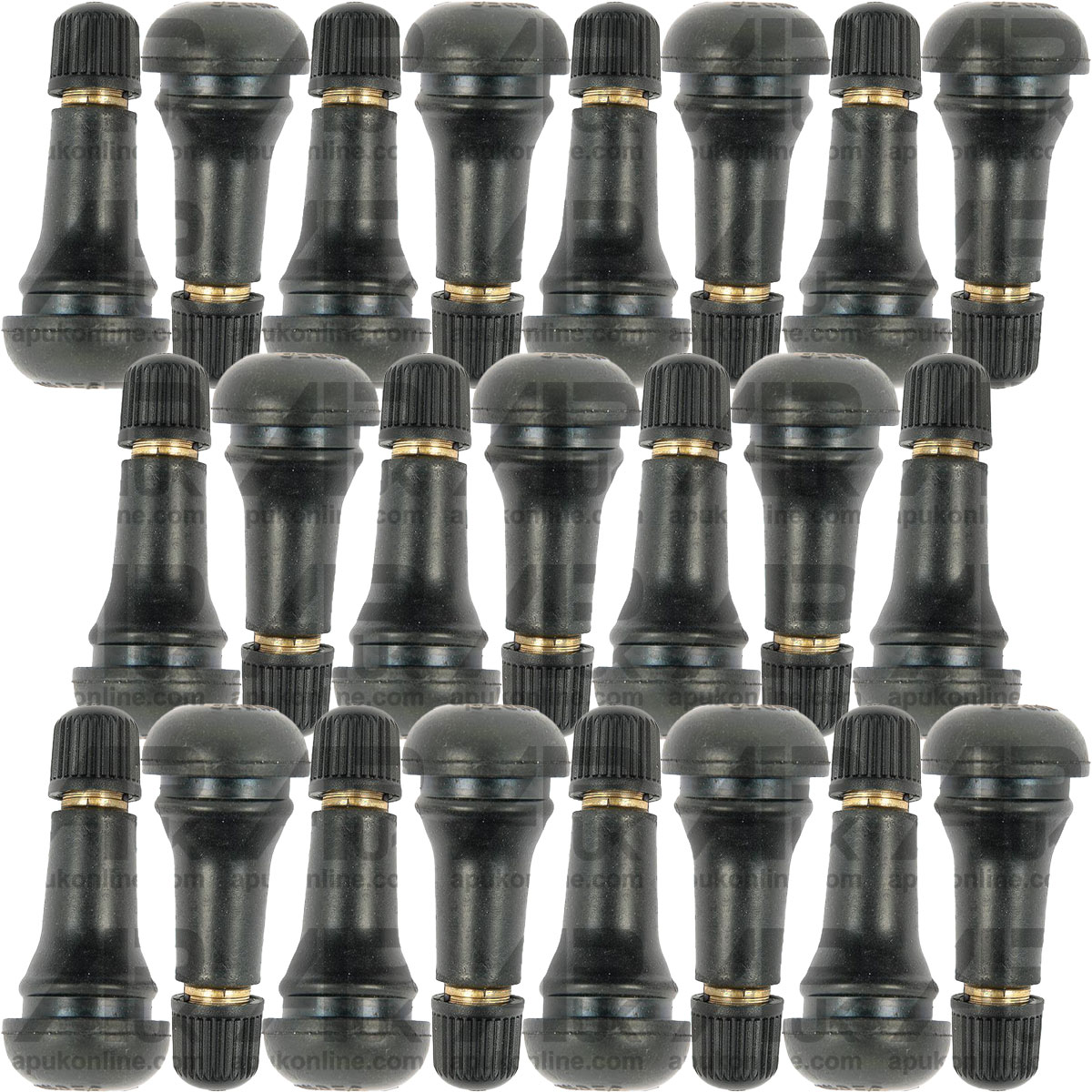 25x Tubeless Tyre Schrader Valve TR413 35mm for Fendt JCB Backhoe Digger Fastrac