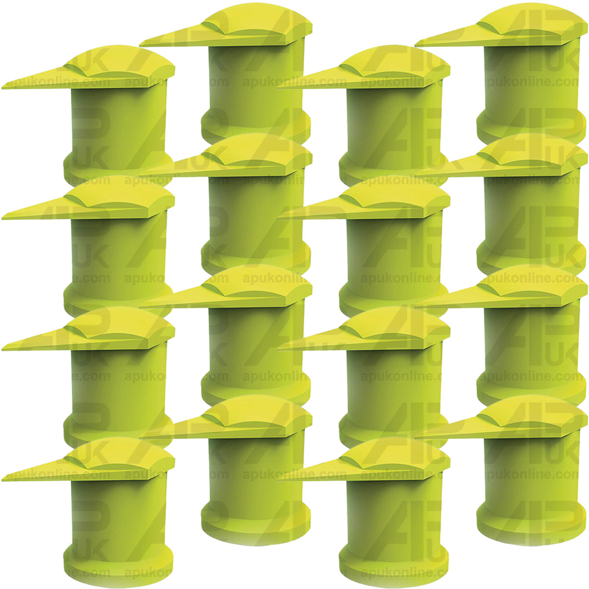 16x Checkpoint Long Reach LR Wheel Nut Loosening Indicator Visual Aid Cap 24mm